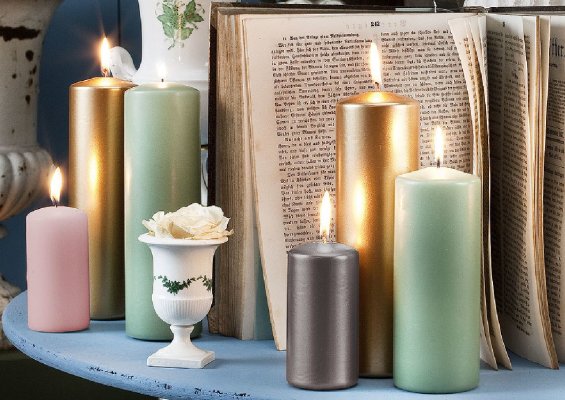Stumpenkerzen in bester Kerzenqualität im Kerzen Online Shop kaufen
