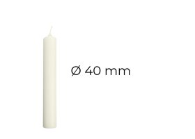 Altarkerzen 10% BW-Anteil Ø 40 mm