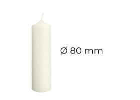 Altarkerzen 10% BW-Anteil Ø 80 mm