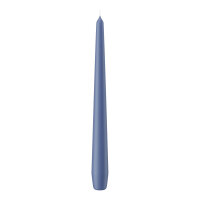 Spitzkerzen Grau-Blau 250 x Ø 25 mm, 12 Stück