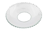 Glas-Kerzenmanschette "Gezackt" für Kerzen...