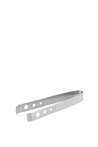 Eiswürfelzange Hochglanz poliert (L) 17 x (B) 2 cm