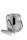 Eiswürfelbehälter mit Zange Hochglanz poliert (H) 17 x (Ø) 16 cm