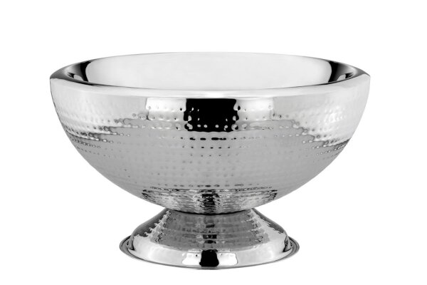 Champagner-/Flaschenkühler Hammerschlag-Optik (H) 24,5 x (Ø) 43 cm