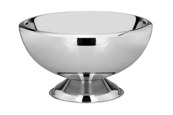 Champagner-/Flaschenkühler Bowl Hochglanz poliert (H) 24 x (Ø) 43 cm