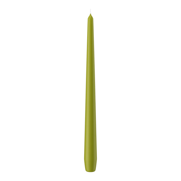 Spitzkerzen Grün 300 x Ø 25 mm, 12 Stück