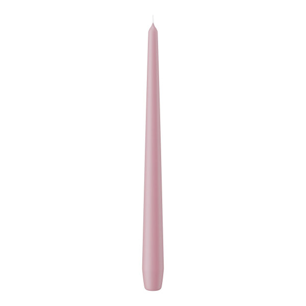 Spitzkerzen Rosa 300 x Ø 25 mm, 12 Stück