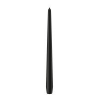 Spitzkerzen Schwarz 300 x Ø 25 mm, 12 Stück