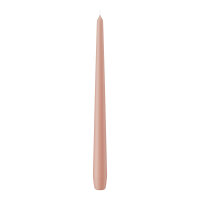 Spitzkerzen Lachs 300 x Ø 25 mm, 12 Stück