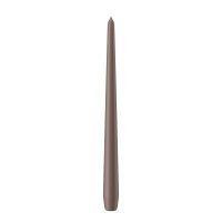 Spitzkerzen Taupe 300 x Ø 25 mm, 12 Stück