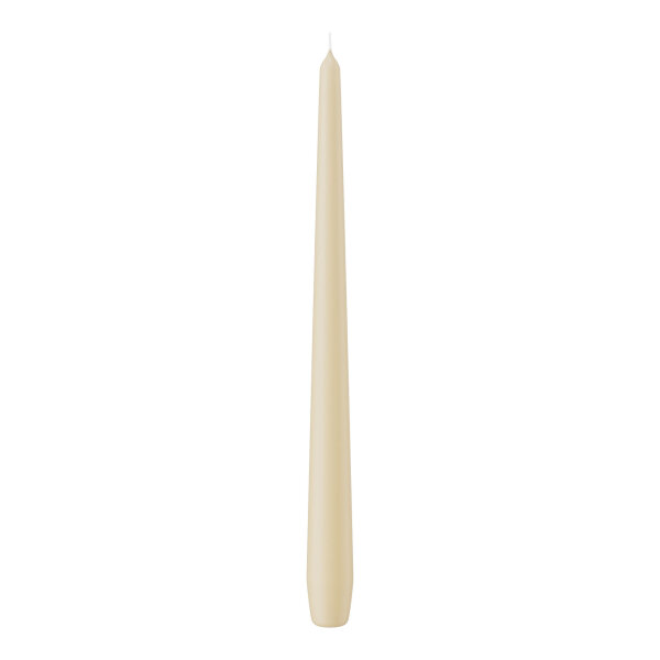 Spitzkerzen Bisquit 300 x Ø 25 mm, 12 Stück