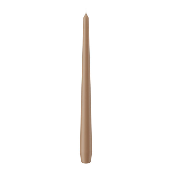 Spitzkerzen Caramel 300 x Ø 25 mm, 12 Stück