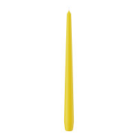 Spitzkerzen Dotter Gelb 300 x Ø 25 mm, 12 Stück