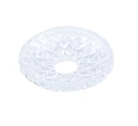 Glas-Kerzenmanschette (Bobeches - Tropfenfänger) aus...