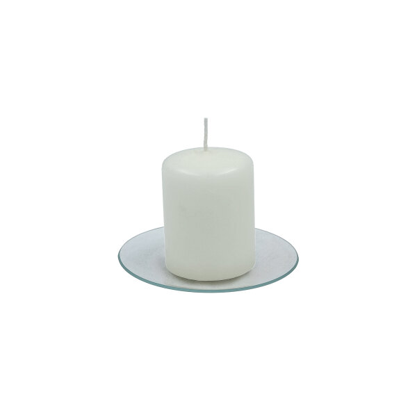 Kerzenteller aus Glas Rund Ø 12 cm