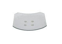 Kerzenteller aus Glas Eckig 12 x 12 cm
