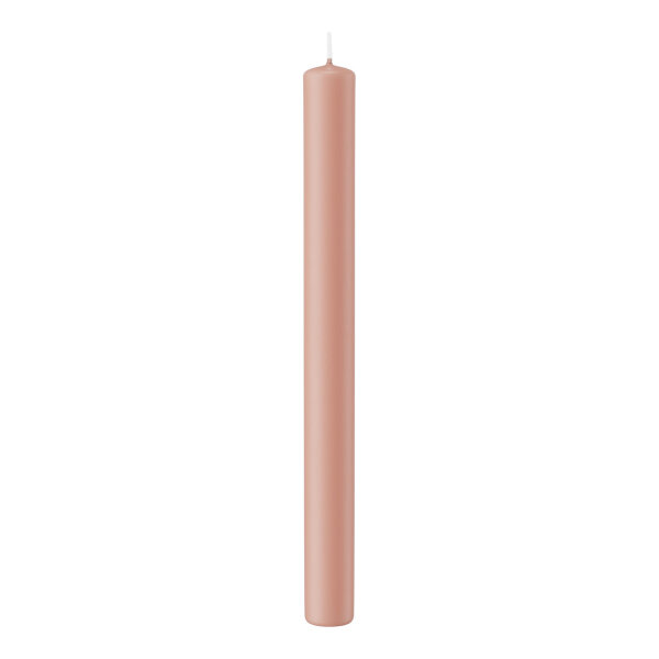 Stabkerzen Lachs 250 x Ø 22 mm, 10 Stück