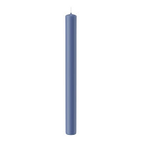 Stabkerzen Grau-Blau 250 x Ø 22 mm, 10 Stück