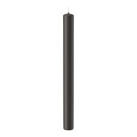 Stabkerzen Grau 250 x Ø 22 mm, 10 Stück