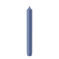 Leuchterkerzen Grau-Blau 185 x Ø 21 mm, 10 Stück