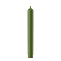 Leuchterkerzen Olive 185 x Ø 21 mm, 10 Stück