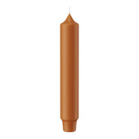 Punchkerzen Cognac 164 x Ø 28 mm, 8 Stück