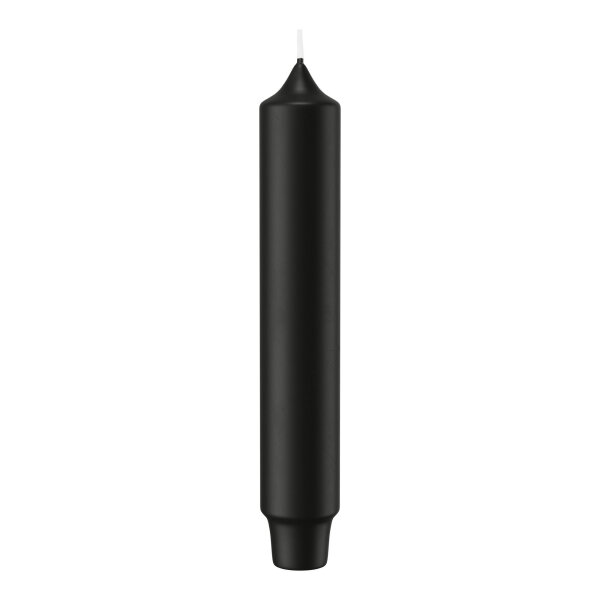Punchkerzen Schwarz 164 x Ø 28 mm, 8 Stück