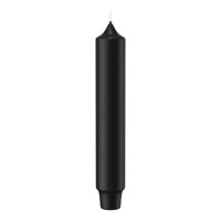 Punchkerzen Schwarz 164 x Ø 28 mm, 8 Stück