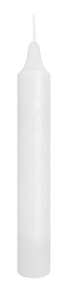 Wiedemann Marble Leuchterkerzen durchgefärbt Weiß 150 x 22 mm, 20er Set