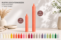 Wiedemann Marble Leuchterkerzen durchgefärbt Olive...