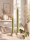 Wiedemann Marble Leuchterkerzen durchgefärbt Olive 250 x 22 mm, 20er Set