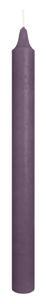 Wiedemann Marble Leuchterkerzen durchgefärbt Mauve Lila 250 x 22 mm, 20er Set