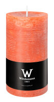 Durchgefärbte Stumpenkerzen Soft Orange