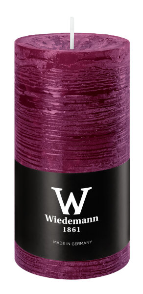 Durchgefärbte Stumpen Kerzen Berry 120 x Ø 58 mm, 1 Stück