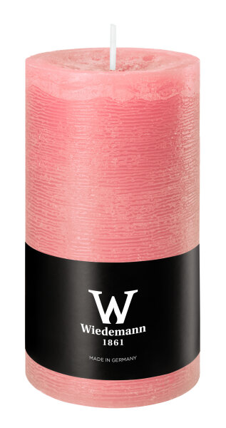 Durchgefärbte Stumpenkerzen Soft Pink