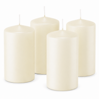 4er Set Adventskranzkerzen Elfenbein | Wiedemann Kerzen