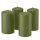 4er Set Adventskranzkerzen Olive | Wiedemann Kerzen
