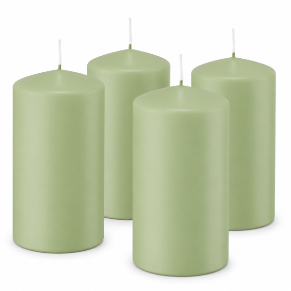4er Set Adventskranzkerzen Aloe Vera | Wiedemann Kerzen