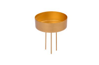 Kerzenstecker Gold 80 mm für Stumpen- & LED-Kerzen