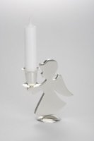 Engel  Kerzenhalter Groß, H 12,5cm, versilbert,...