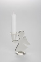 Engel  Kerzenhalter Mittel, H 10,5cm, versilbert,...