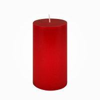 Scandic durchgefärbte Stumpenkerzen Antik-Rot 150 x...