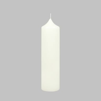 Premium Kaminkerzen Elfenbein 300 x Ø 80 mm, 1 Stück