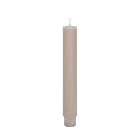 Durchgefärbte Flachkopf-Stabkerze Flachs 185 x...