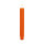 Durchgefärbte Flachkopf-Stabkerze Orange 185 x Ø 26 mm, 1 Stück