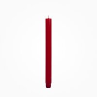 Durchgefärbte Flachkopf-Stabkerze Antik-Rot 290 x...