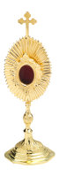 Reliquiar vergoldet H 22 cm