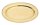 Kerzenteller Oval Messing Gold poliert 9 x 5,5 cm innen