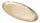 Kerzenteller Oval Messing Gold matt 20 x 11 cm