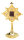 Reliquiar mit Steinen vergoldet H 25 cm
